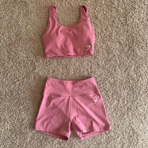 Gymshark Dreamy Sports Bra and Shorts Set